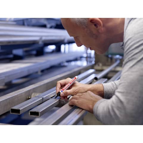 Marcatore permanente edding 3000 punta conica 1,5-3 mm nero E-3000 001